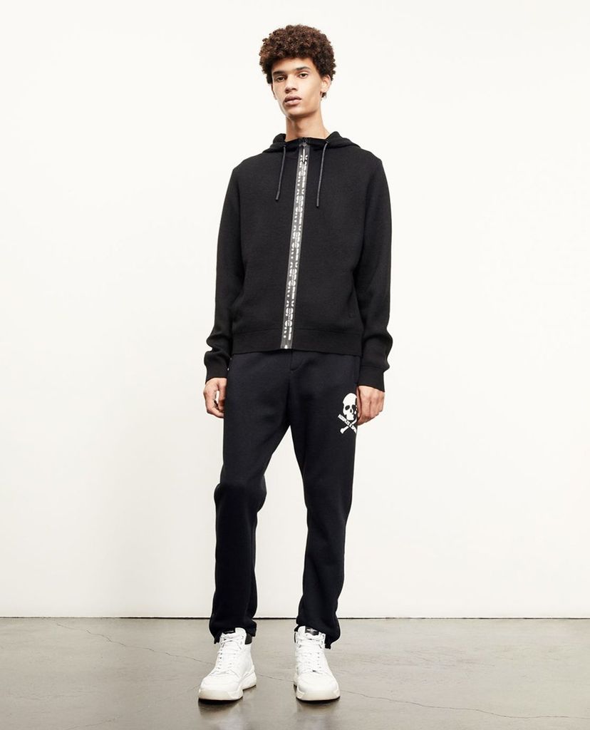 THE KOOPLES - Áo sweatshirt nam Sport Line Signature Zipped Hooded
