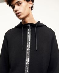 THE KOOPLES - Áo sweatshirt nam Sport Line Signature Zipped Hooded