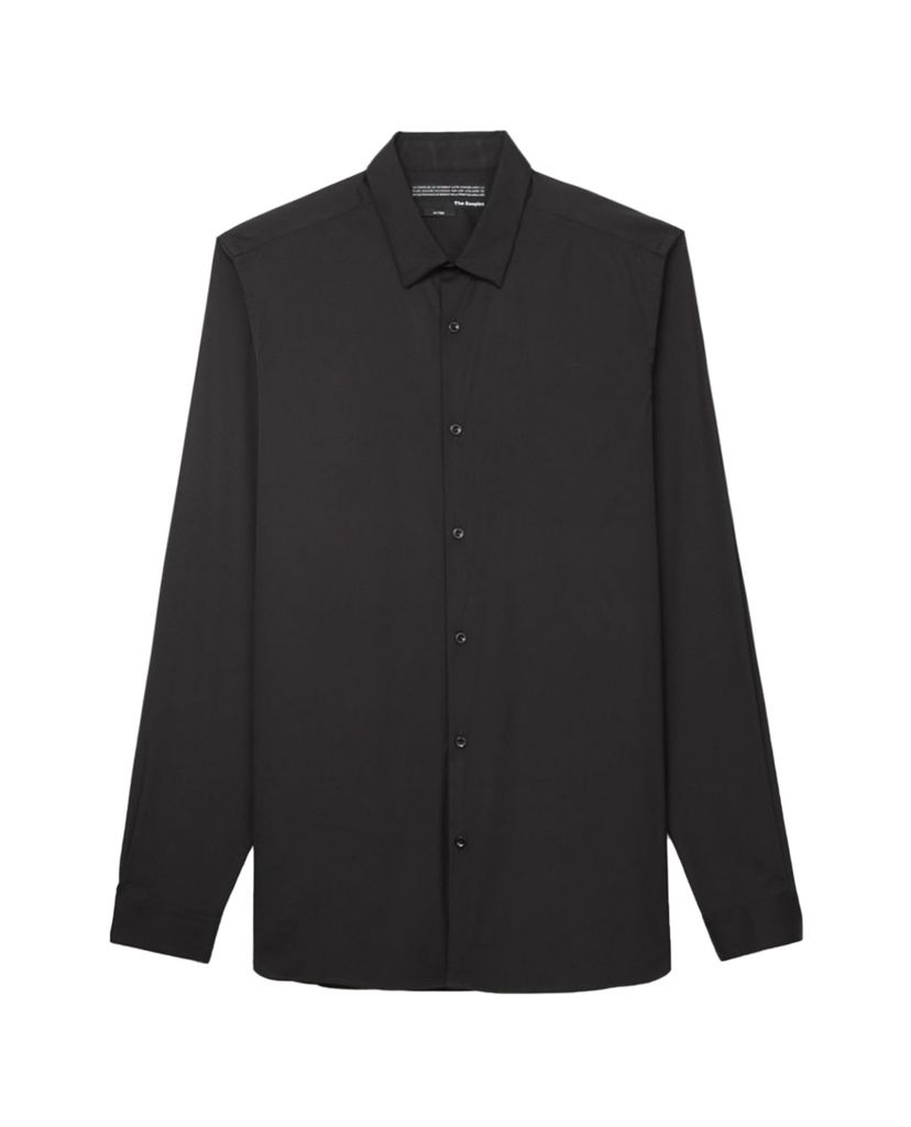 THE KOOPLES - Áo sơ mi nam tay dài Stretch Cotton Poplin