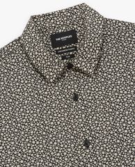 THE KOOPLES - Áo sơ mi nam tay dài cổ bẻ Black Printed