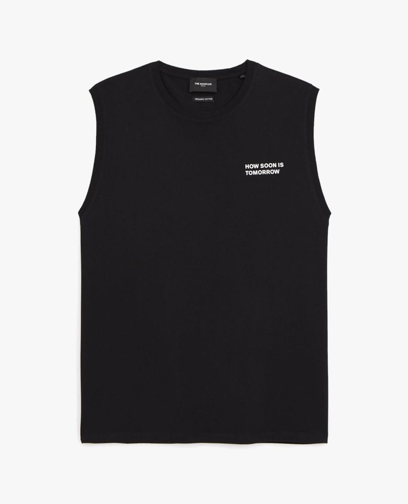 THE KOOPLES - Áo thun nam sát nách Contrasting Logo