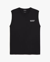 THE KOOPLES - Áo thun nam sát nách Contrasting Logo