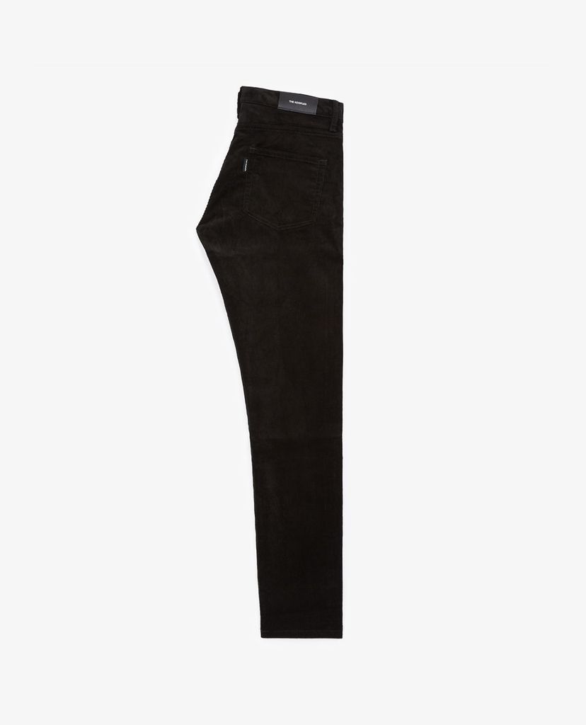 THE KOOPLES - Quần jeans nam phom slim fit Ribbed Black Velvet