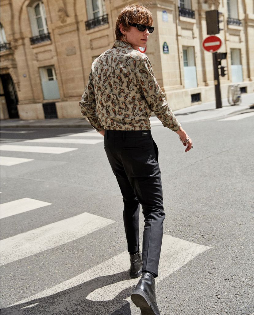 THE KOOPLES - Quần tây nam Black Wool