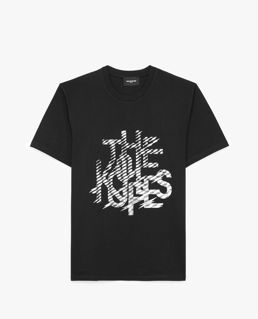 THE KOOPLES - Áo thun nam cổ tròn ngắn tay Silver Logo