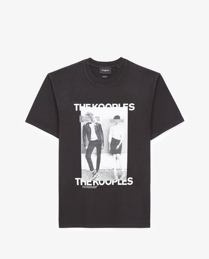 THE KOOPLES - Áo thun nam tay ngắn Logo And Couple