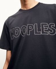 THE KOOPLES - Áo thun nam Sport Line Signature Worn Cotton Relaxed