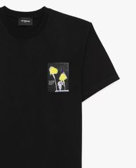 THE KOOPLES - Áo thun nam cổ tròn ngắn tay Logo Patch