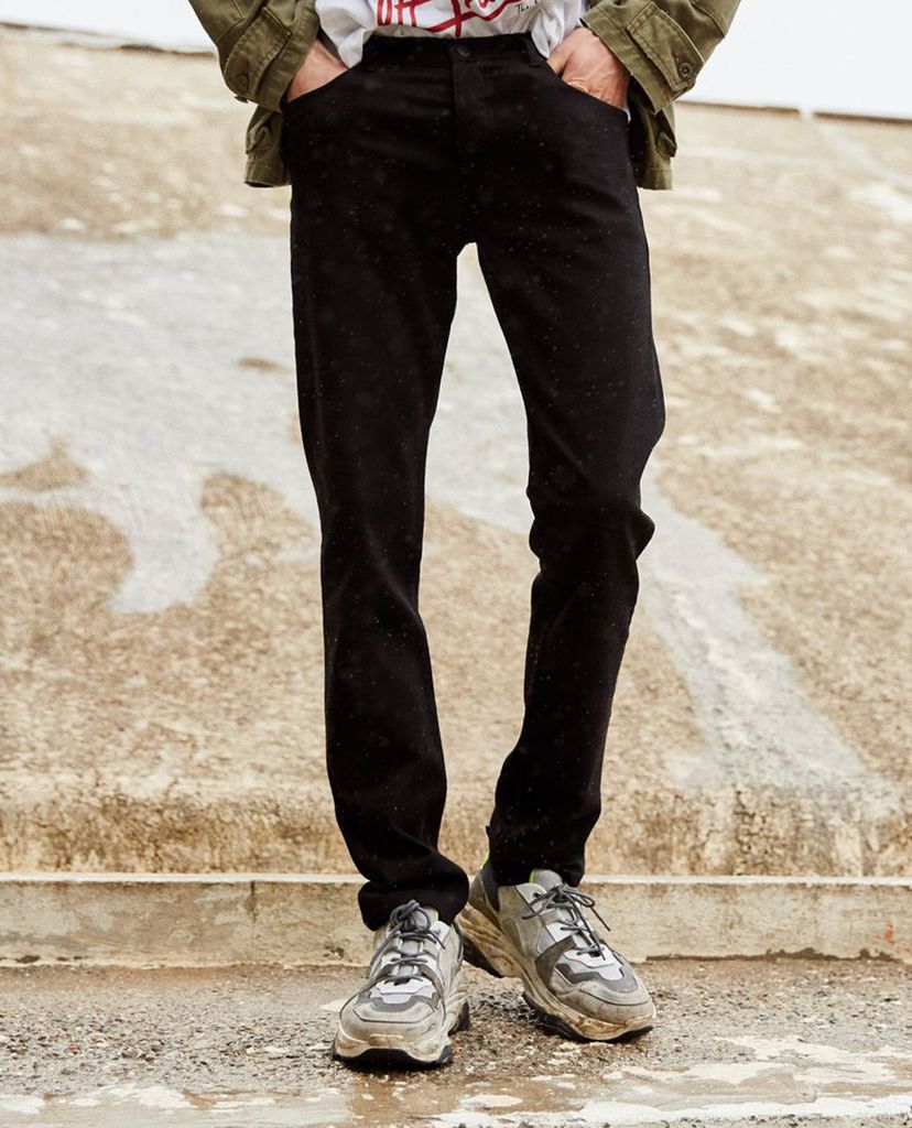 THE KOOPLES - Quần jean nam Full Black