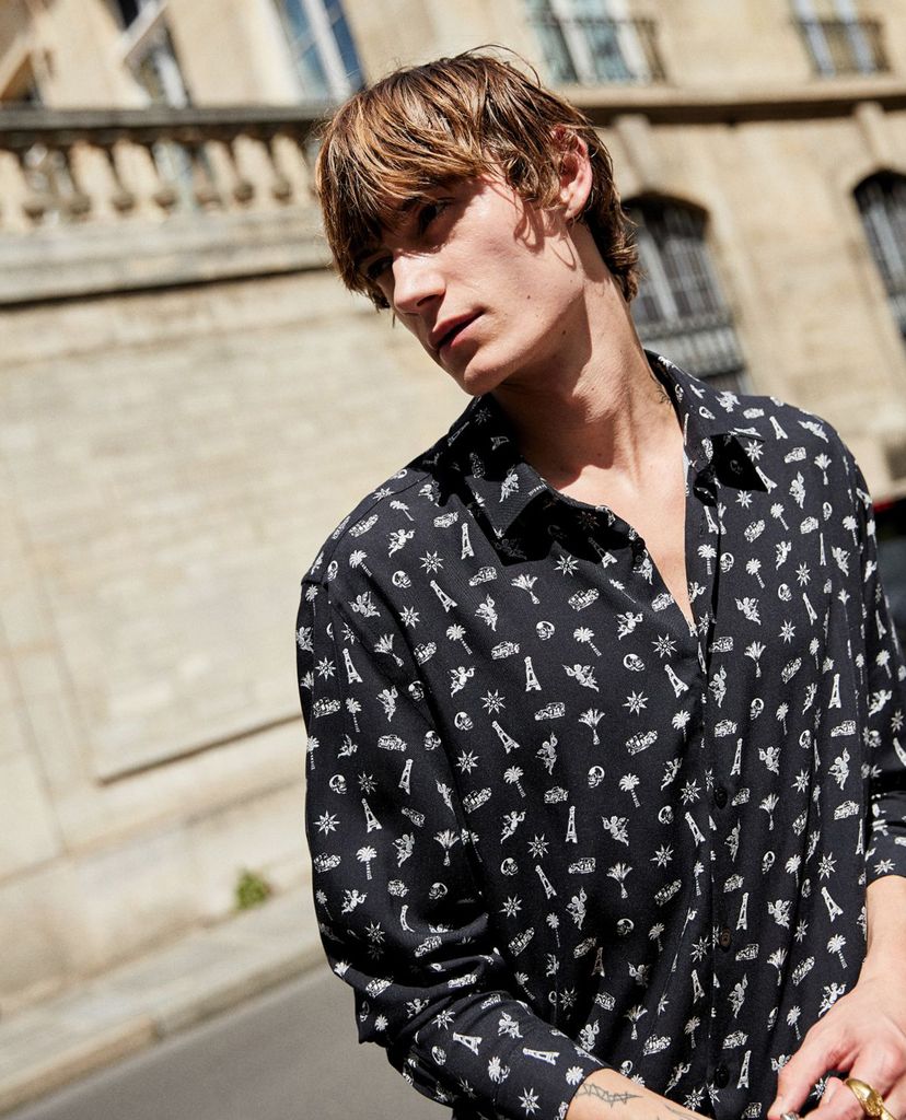 THE KOOPLES - Áo sơ mi nam tay dài Chemise