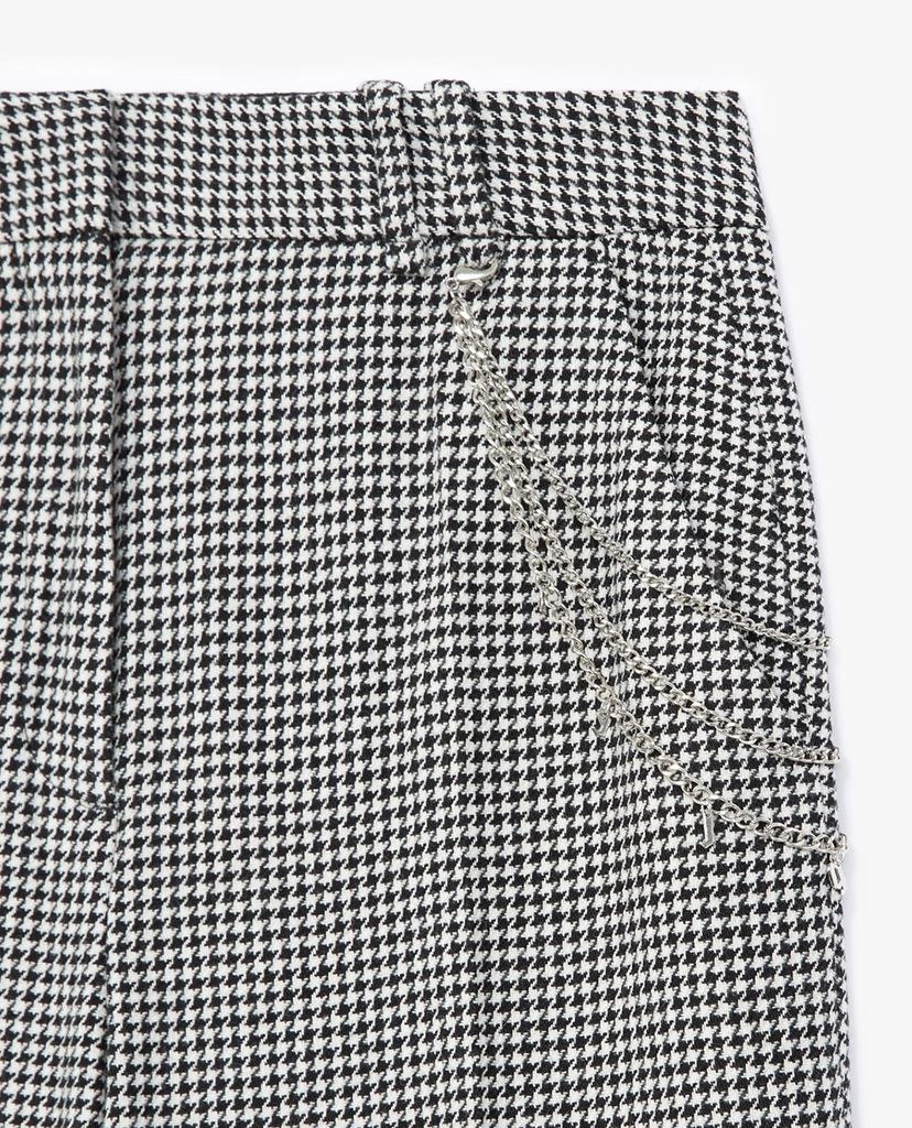 THE KOOPLES - Quần kiểu nữ phom ôm Straight Cut Houndstooth