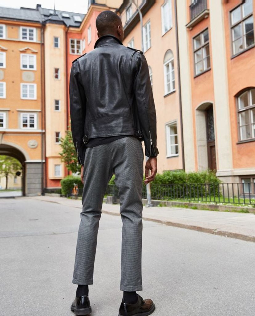 THE KOOPLES - Quần kiểu nam sọc nhuyễn Loose Wool