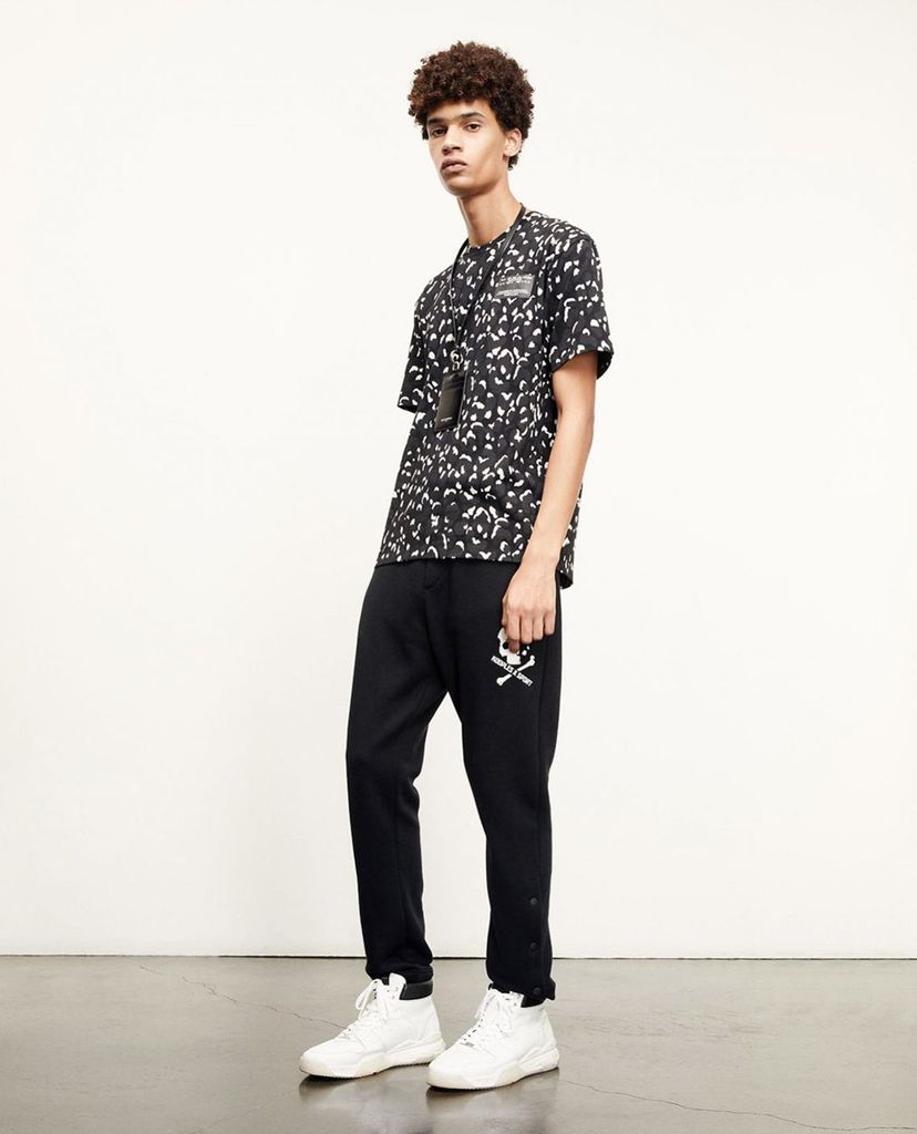 THE KOOPLES - Áo thun nam tay ngắn All Over Cotton Speckles Sport Line
