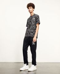THE KOOPLES - Áo thun nam tay ngắn All Over Cotton Speckles Sport Line