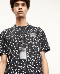 THE KOOPLES - Áo thun nam tay ngắn All Over Cotton Speckles Sport Line