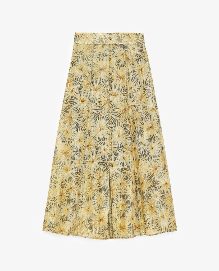 THE KOOPLES - Chân váy midi Golden Motif