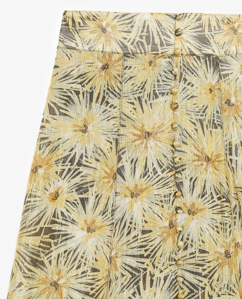 THE KOOPLES - Chân váy midi Golden Motif