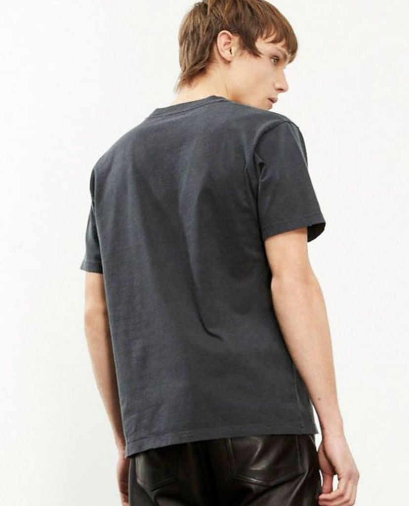 THE KOOPLES - Áo thun nam tay ngắn Faded Black