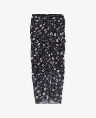 THE KOOPLES - Chân váy midi Silk With Motif And Buttons