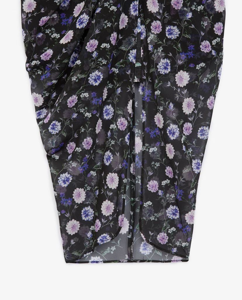 THE KOOPLES - Chân váy midi Silk With Motif And Buttons