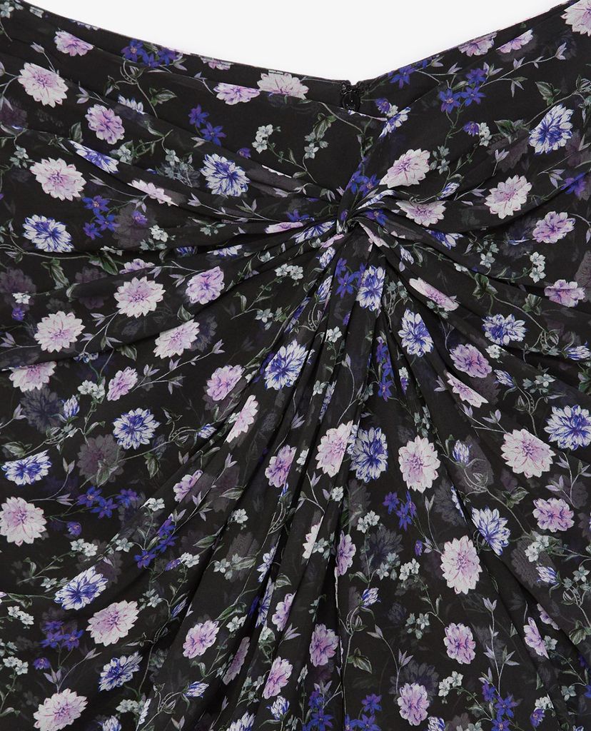 THE KOOPLES - Chân váy midi Silk With Motif And Buttons