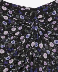 THE KOOPLES - Chân váy midi Silk With Motif And Buttons