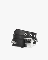THE KOOPLES - Thắt lưng nữ bản vừa Classic Leather