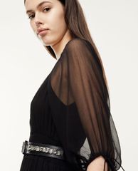 THE KOOPLES - Thắt lưng nữ bản vừa Classic Leather