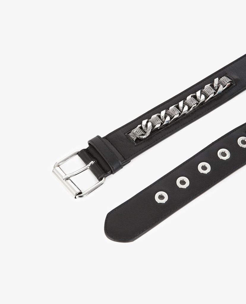 THE KOOPLES - Thắt lưng nữ bản vừa Classic Leather