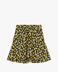 THE KOOPLES - Chân váy mini lưng cao phối họa tiết hoa thời trang