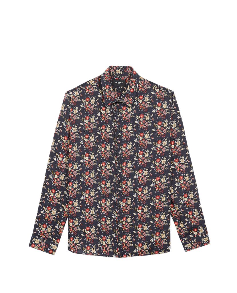 THE KOOPLES - Áo sơ mi nam họa tiết hoa