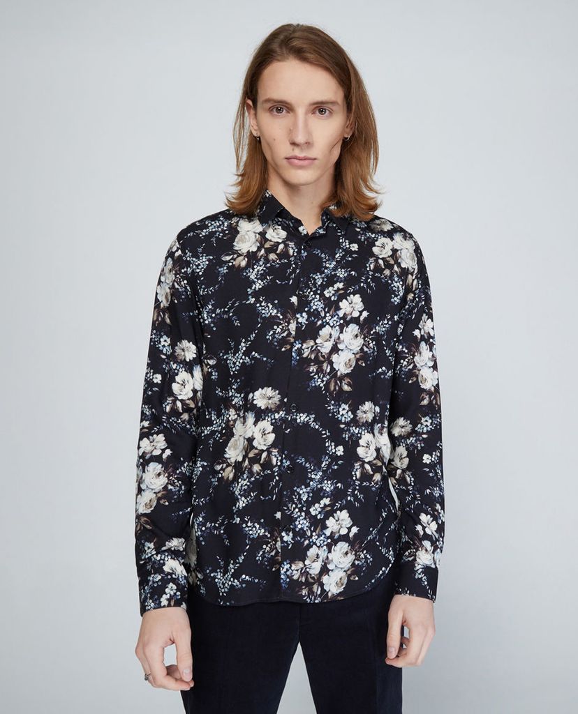 THE KOOPLES - Áo sơ mi nam họa tiết hoa