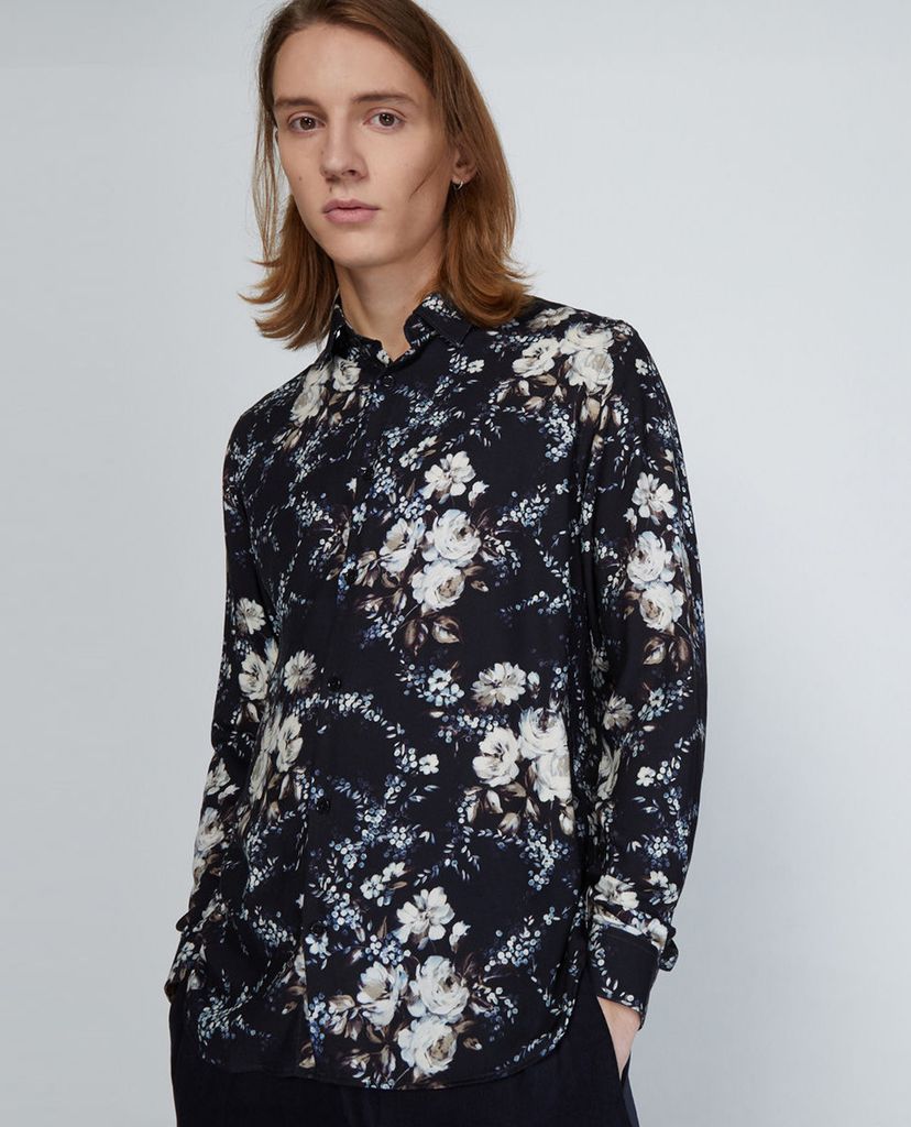 THE KOOPLES - Áo sơ mi nam họa tiết hoa