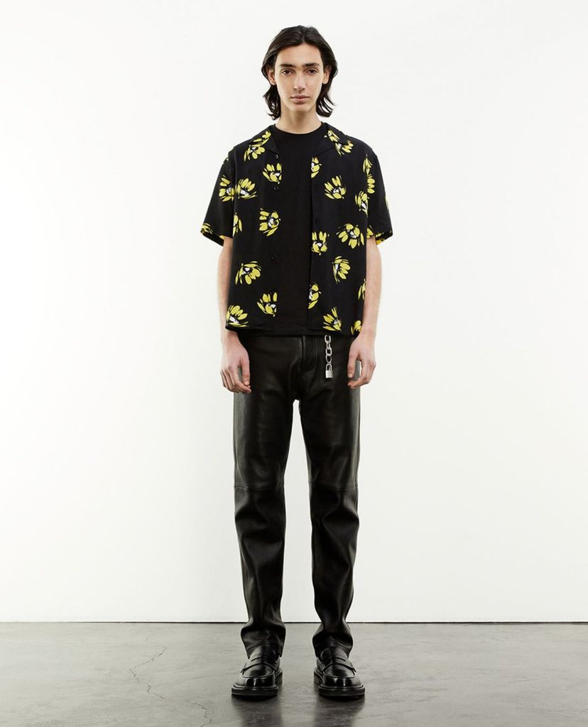 THE KOOPLES - Áo sơ mi nam tay ngắn Floral Print