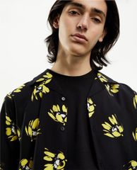 THE KOOPLES - Áo sơ mi nam tay ngắn Floral Print