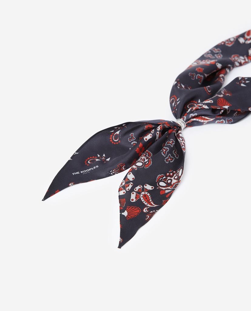 THE KOOPLES - Khăn turban dài Printed Silk