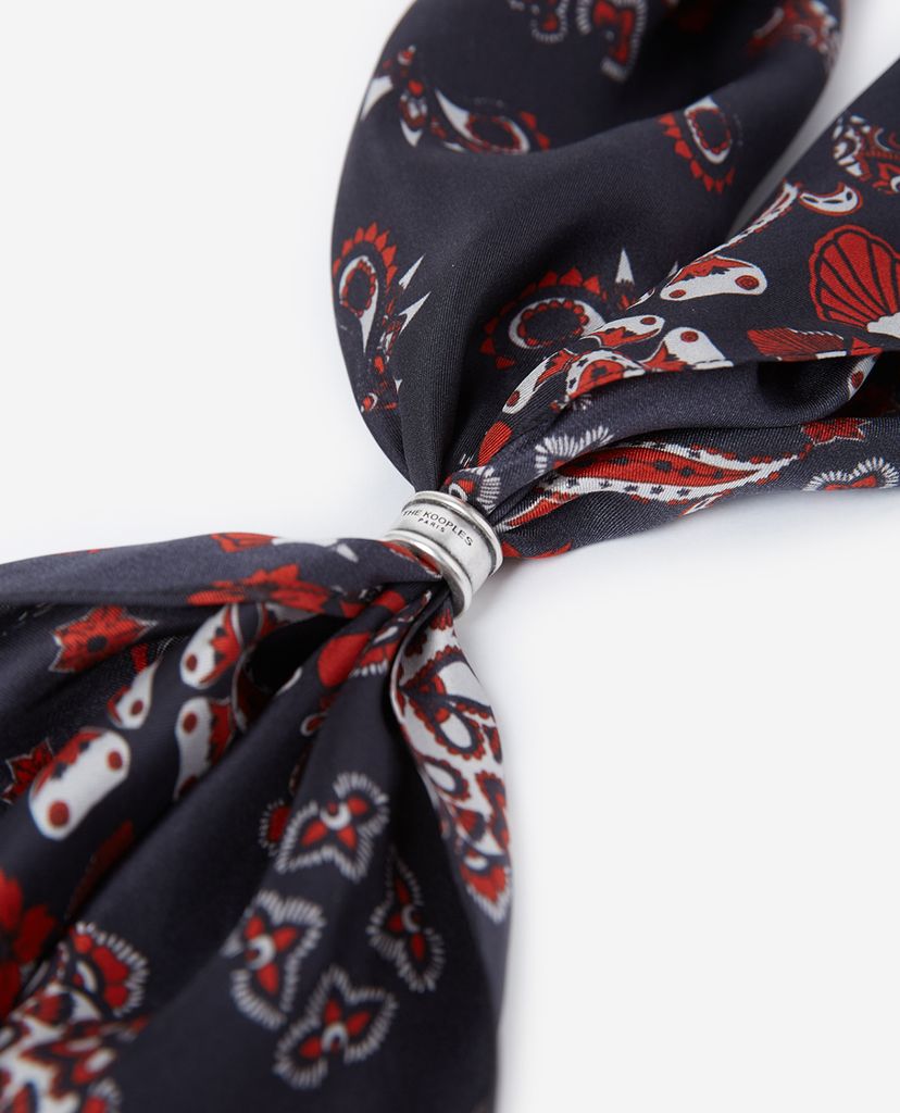 THE KOOPLES - Khăn turban dài Printed Silk