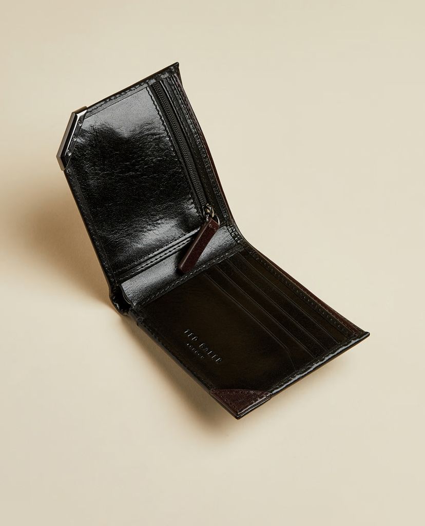 TED BAKER - Ví tiền nam dạng gập Korning