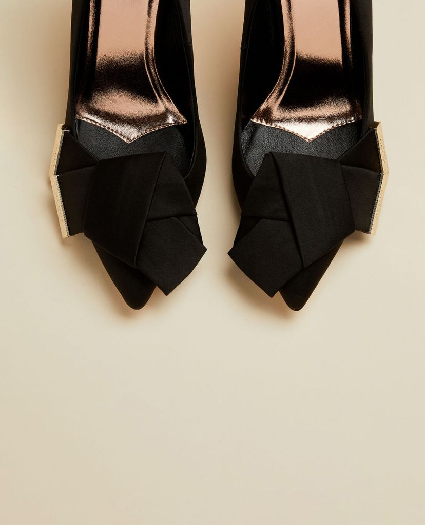 TED BAKER - Giày cao gót nữ phối nơ Iinesi