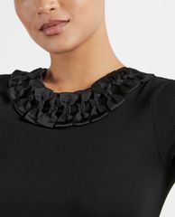 TED BAKER - Áo kiểu nữ cổ tròn viền nơ Charre