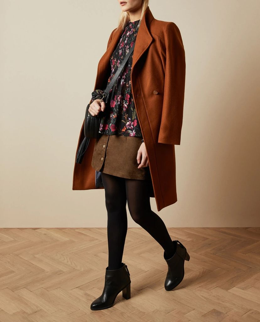 TED BAKER - Áo kiểu nữ cổ cao Enyya