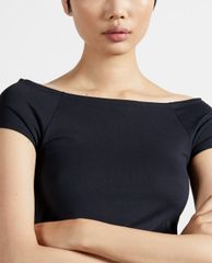 TED BAKER - Áo kiểu nữ bẹt vai phom ôm Indyaa