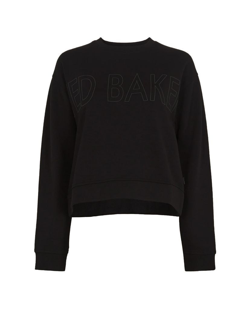 TED BAKER - Áo sweatshirt nữ tay dài in logo Lorito