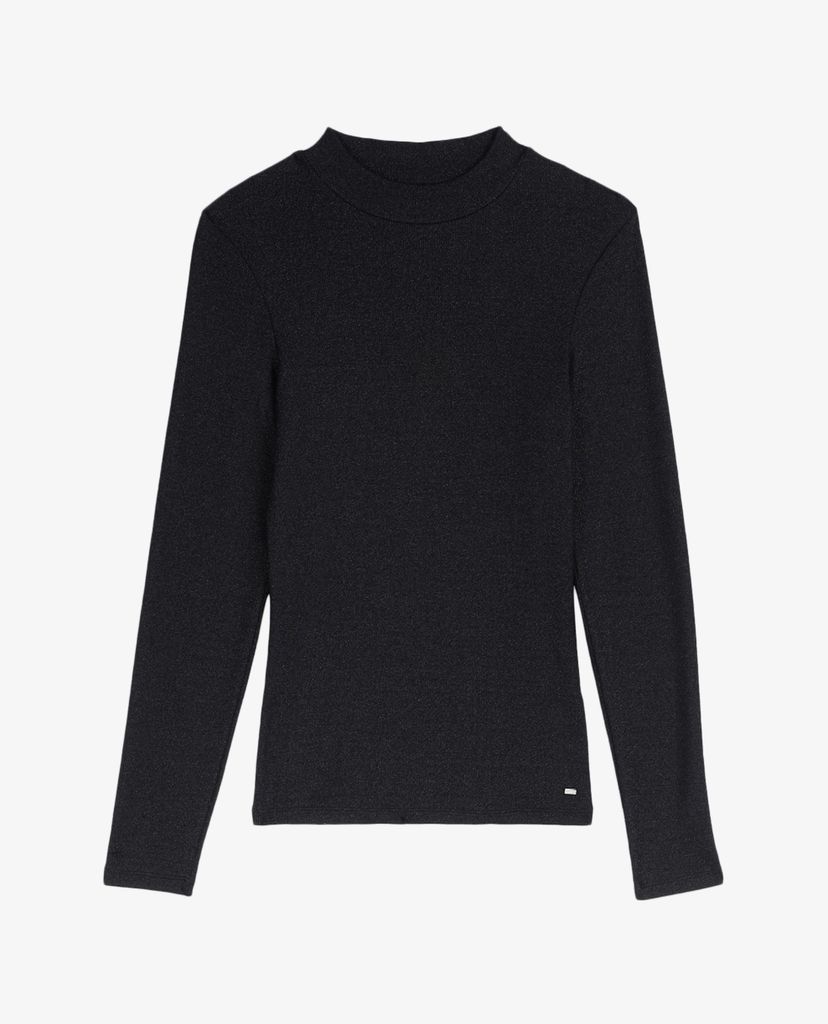 TED BAKER - Áo len nữ dệt kim cổ tròn tay dài phom ôm Stormie