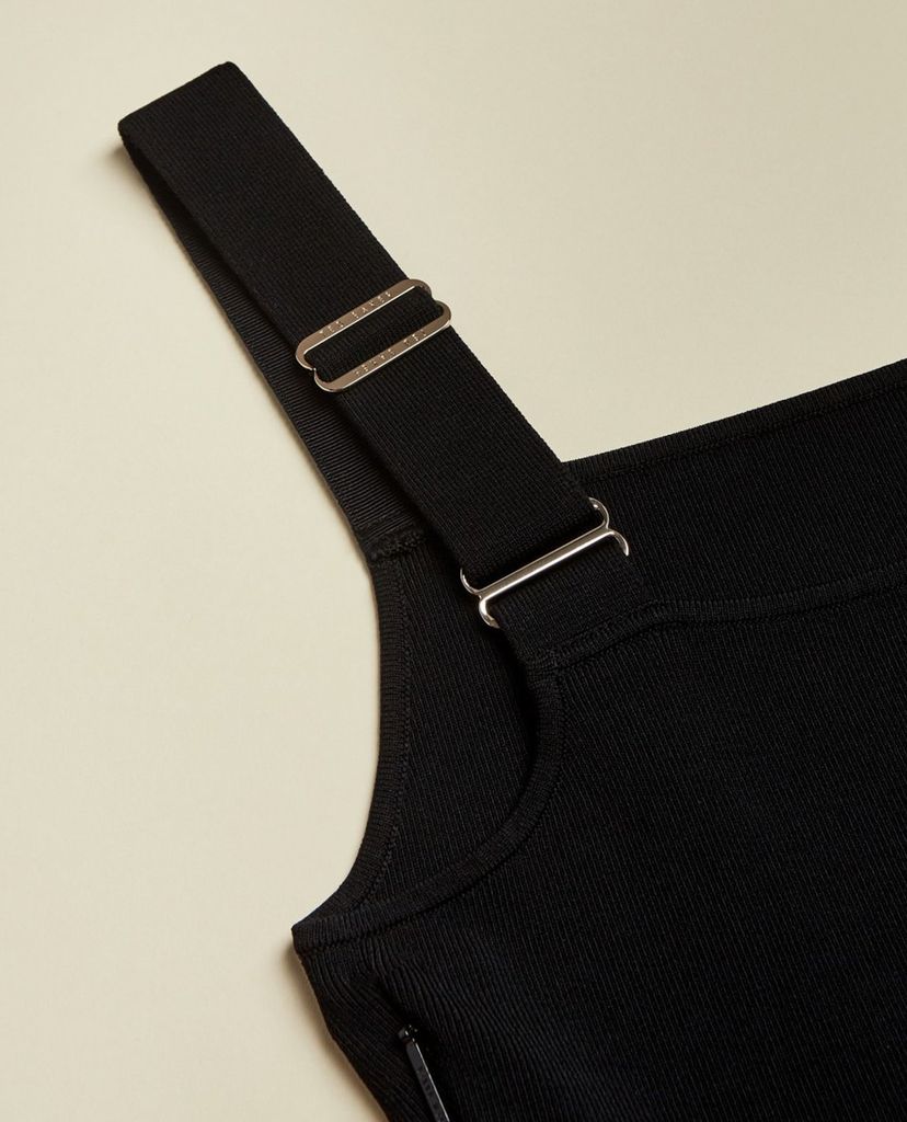 TED BAKER - Đầm midi sát nách xếp tầng Betee