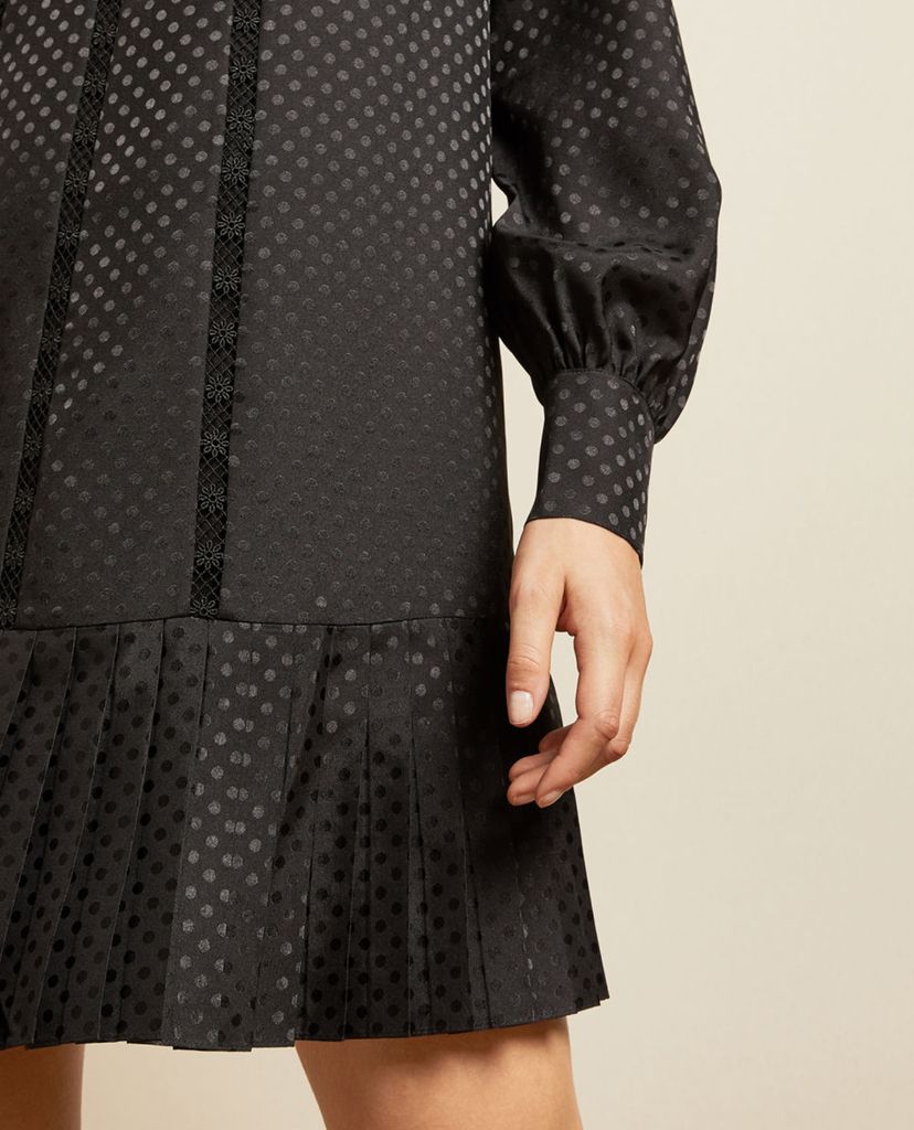 TED BAKER - Đầm mini phom suông tay dài Chllo