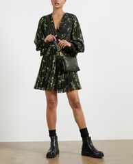 TED BAKER - Đầm mini họa tiết hoa lá Izziiy