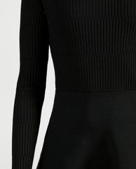 TED BAKER - Đầm midi tay dài cổ trụ Button Detail Skater