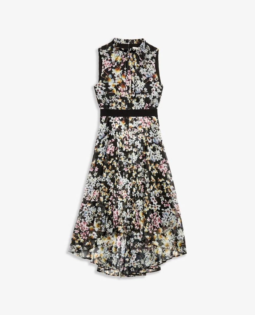 TED BAKER - Đầm midi cổ trụ sát nách Jasmine Sleeveless Dip Hem