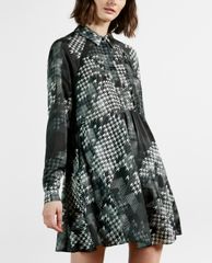 TED BAKER - Đầm mini sơ mi tay dài Medinaa